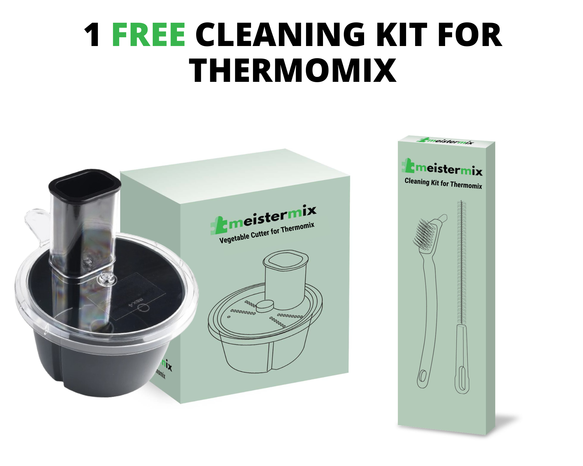 Coupix - Vegetable Cutter for Thermomix (+ 1 FREE Accessory)