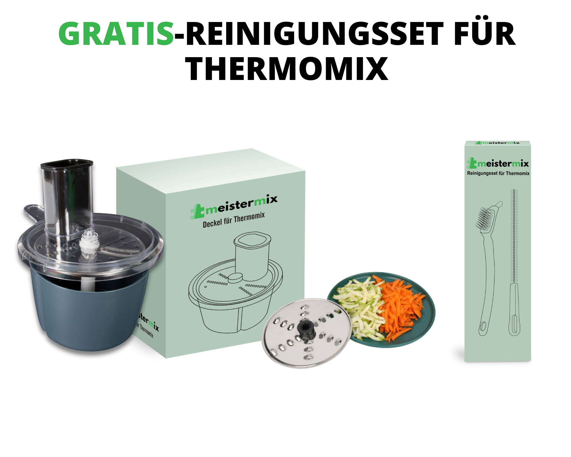 Coupix - Vegetable Cutter for Thermomix (+ 1 FREE Accessory)