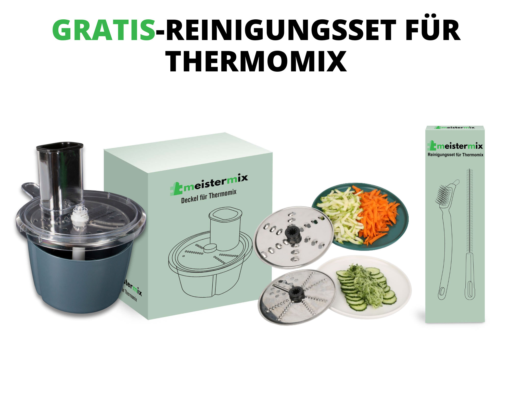 Coupix - Vegetable Cutter for Thermomix (+ 1 FREE Accessory)
