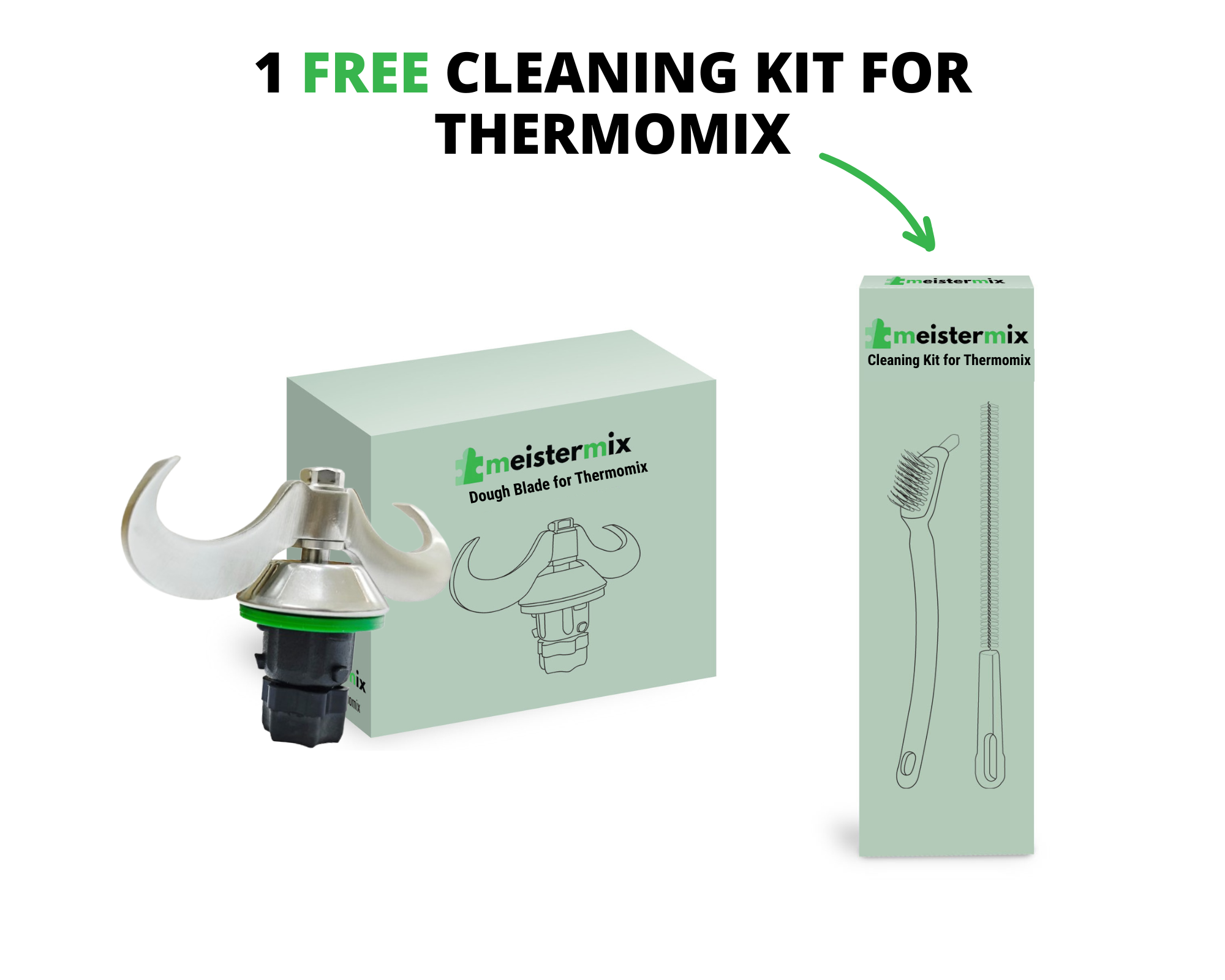 Patix - Dough Blade for Thermomix (+1 FREE ACCESSORY)